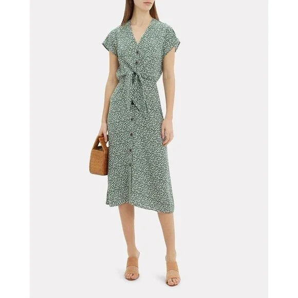 Veronica Beard | Dresses | Veronica Beard Womens V Neck Giani Green Floral Midi 0 Silk Shirt Dress Sz 10 | Poshmark Veronica Beard | Dresses | Veronica Beard Womens V Neck Giani Green Floral Midi 0 Silk Shirt Dress Sz 10 | Poshmark